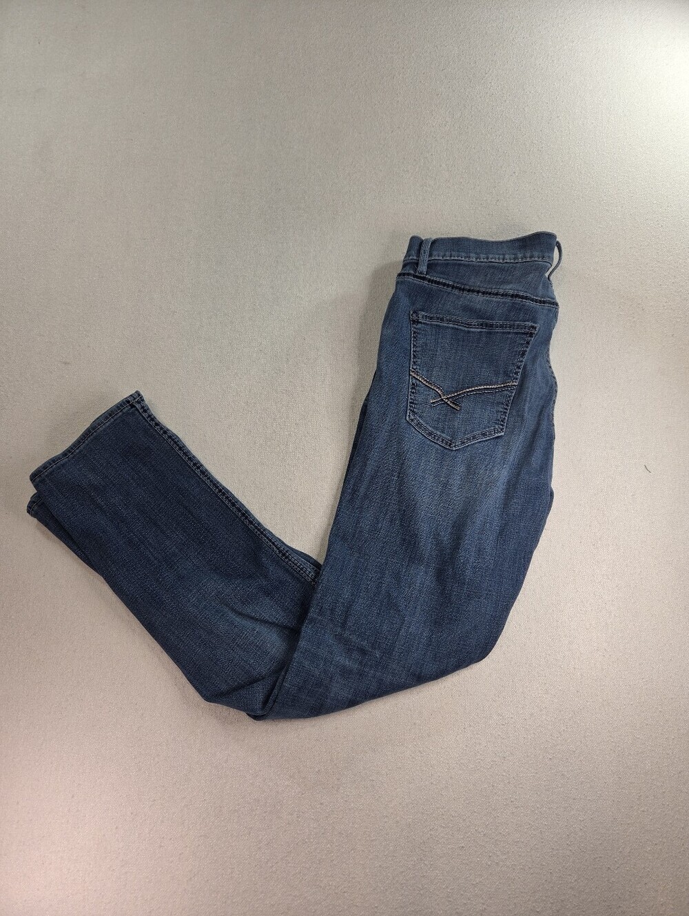 BKE Jake Straight Jeans Mens 34x32 Blue Wash Stretch Denim - Picture 3 of 8